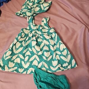 Carter's Teal and Cream Kids Matching Set